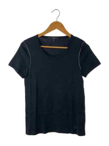 GUCCI T-shirt S Cotton Black Solid color - Afbeelding 1 van 5