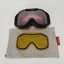 Bolle Adult Sz Snowboarding/Ski Googles  Storm Lens OS Black/Red  Yellow Lens