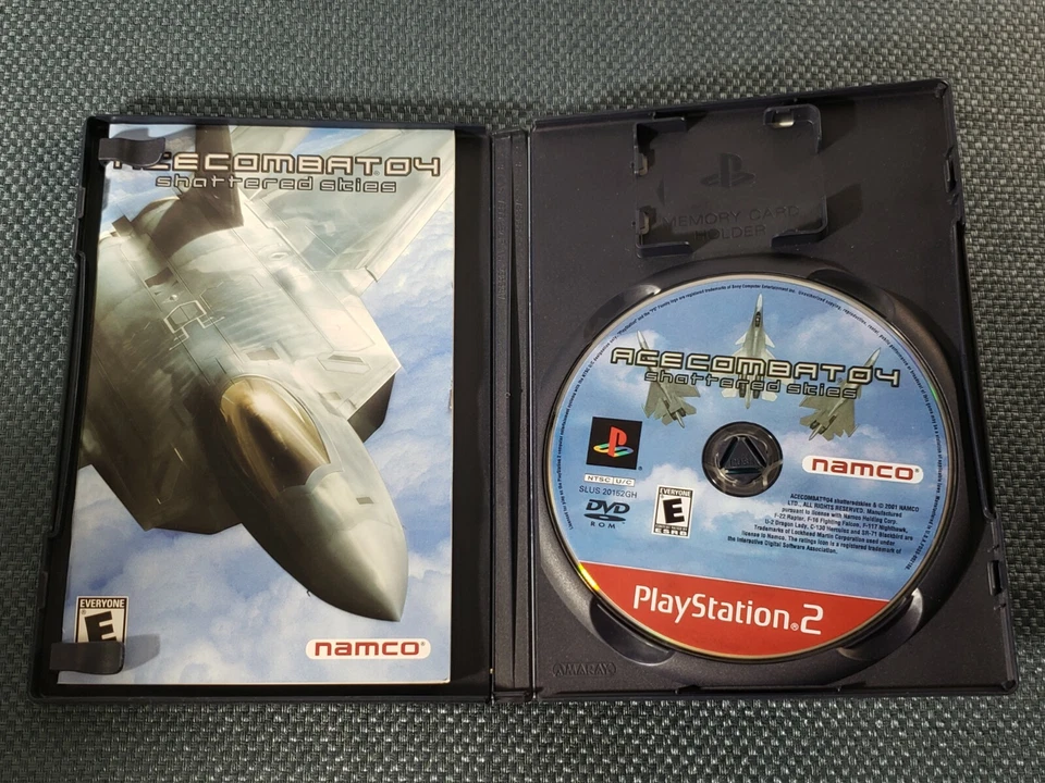 ACE COMBAT 4 SHATTERED SKIES PLAYSTATION 2 VIDEO GAME COMPLETE - Image 3 of 3