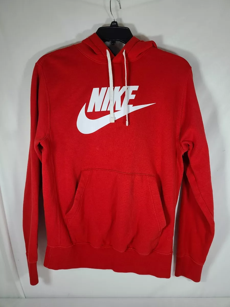 red nike hoodie