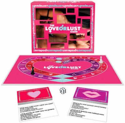 Love or Lust Board Game - New Romantic Couples Trivia & Erotic Foreplay Fun Game