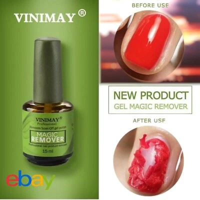 Vinimay Gel Polish Burst Magic Soak Off Remover Nail Cleaner Gel Nail Manicure
