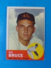 1963 TOPPS BASEBALL  #24 BOB BRUCE combined Shipping