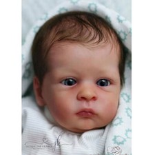 21" Reborn Doll Kits Oskar Unpainted Baby Mold Unfinished Vinyl Newborn with COA