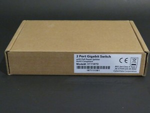 CyberData 2-Port PoE Interrupteur réseau Gigabit - CD-011187 - BNIB