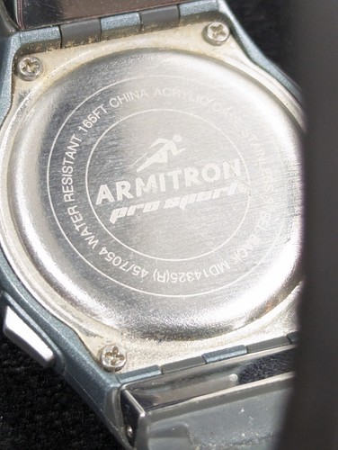 Armitron Unisex Pro Sport Digital Day Date Alarm Timer Silicone Band Watch 7.5In - Picture 4 of 4