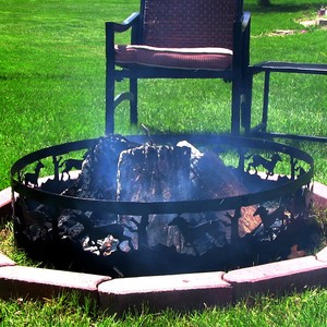 36 Running Horse Campfire Ring Fire Pit 819804014560 Ebay