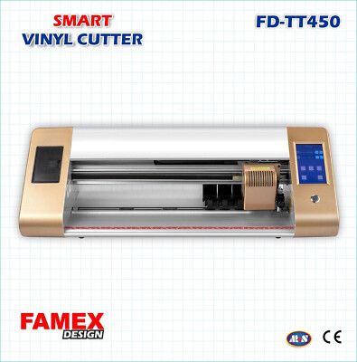 FAMEX 18 Zoll Vinyl Schneidemaschine Vinyl Plotter LCD Display SignMaster Software