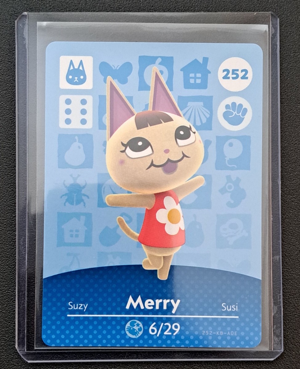 Carte Amiibo Animal Crossing 266 Joseph / Joey - Série 3 EUR - Near Mint
