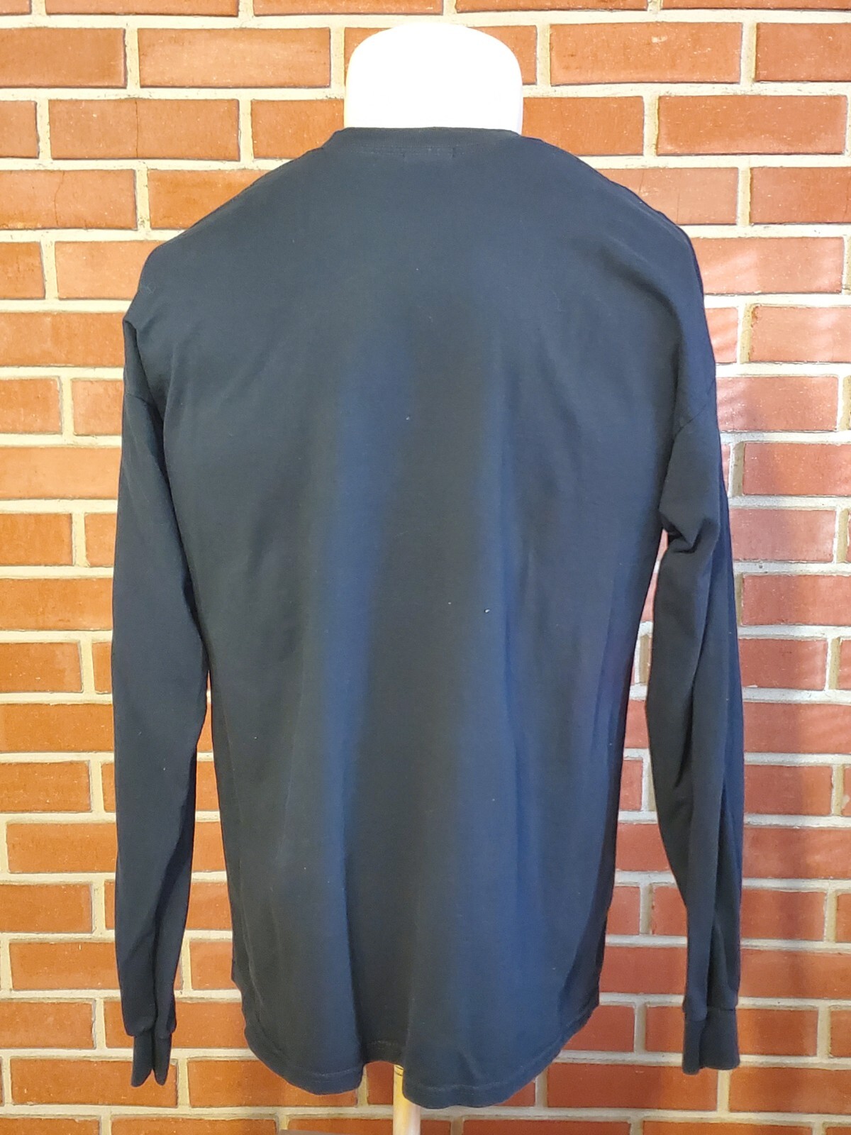 T shirt girocollo Keene NH Pumpkin Festival 2011 manica lunga cotone uomo XL nera