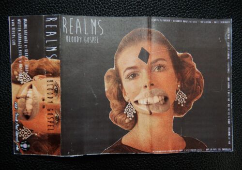 REALMS - BLOODY GOSPEL - ULTRA RARE 2012 LIMITED EDITION CASSETTE TAPE (HIP HOP) - Picture 2 of 5