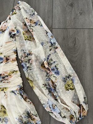 asos cream floral dress ASOS LUXE 3D floral maxi dress in floral print