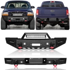 Vijay Steel Frontrear Bumper For 1997-2004 Dodge Dakota With Winch Plate