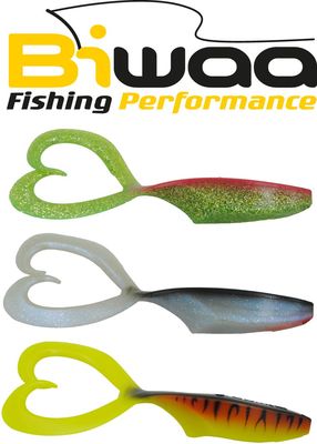 biwaa Twinpike 9'' / 22 cm / 95 g. / Rigged Twintail-Köder TOP Hecht Köder