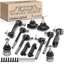 12x Front Tie Rod End Ball Joints for Chevy G10 G20 GMC G1500 G2500 1983-1995