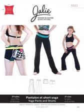 Jalie Sewing Pattern 3022 Yoga Pants & Shorts Kids, Teenagers, Women 27 Sizes