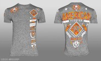 American Fighter By Affliction Lander Tee Shirt Grey 2x-large American Fighter By Affliction Lander Tee Shirt Grey 2x-large