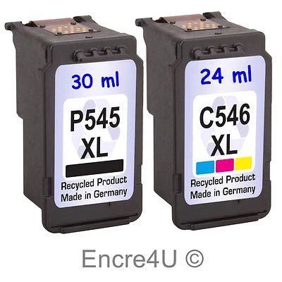 ENCRE4U Cartouches encre compatibles pour imprimante Canon MG2550 ( PG545 XL CL546 XL )