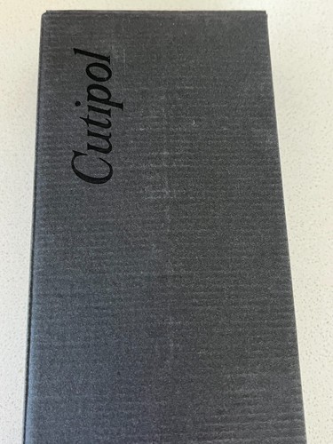 Cutipol Goa Coltello da Servizio Torte/Pasticceria -Nero + Acciaio Inox 18/10 Spazzolato - Nuovo con scatola - Foto 3 di 6