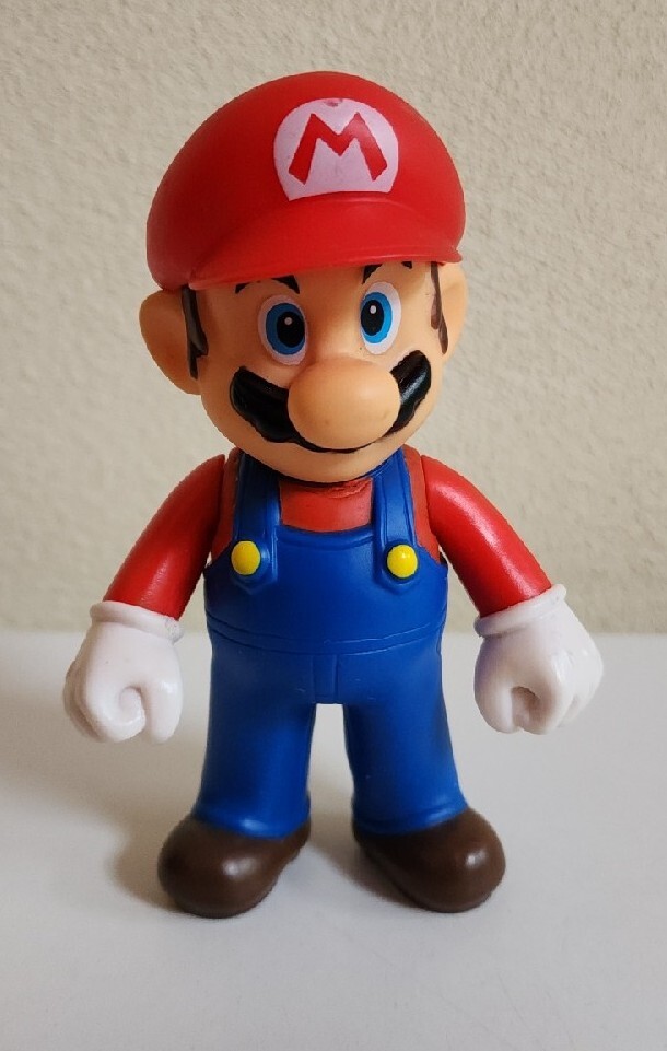 MARIO Figure Super Mario Bros 5” Toy Vinyl Nintendo FREE SHIPPING