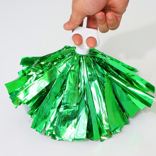 Kids 2 Pack Cheer Leader Shiny Pom Poms for Team Spirit Cheering Performance - 第 26/40 張圖片