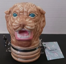 Contained Art Porcelain Panther Airtight Storage Container Jar 250ml Stash Jar