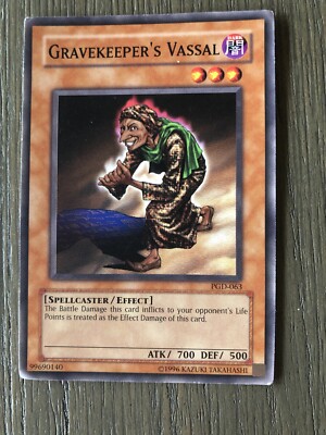 YUGIOH 💥 KONAMI GRAVEKEEPER’S VASSAL MINT @1996 | eBay