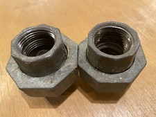 3/4" FPT galvanized union - 2 units