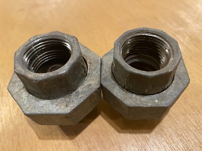3/4'' FPT galvanized union - 2 units
