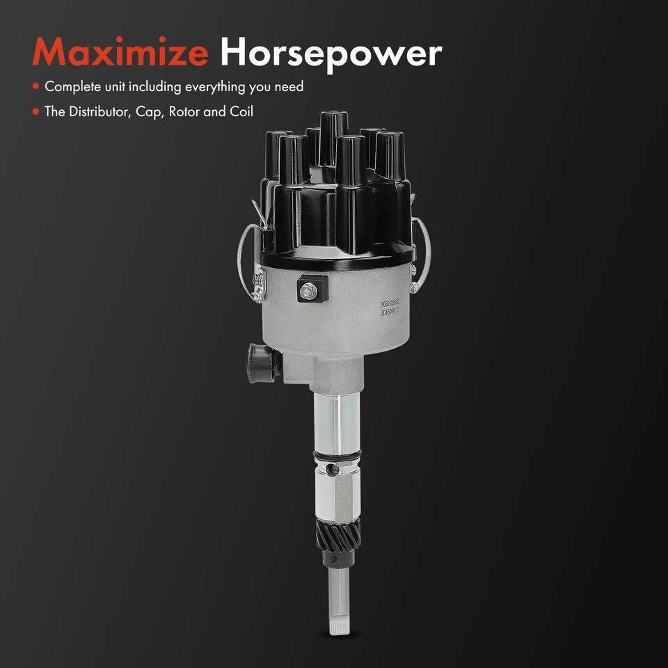 Ignition Distributor for Chevrolet 1500 3B 3D Bel Air Biscayne C10 Pickup GMC - Image 2 of 4