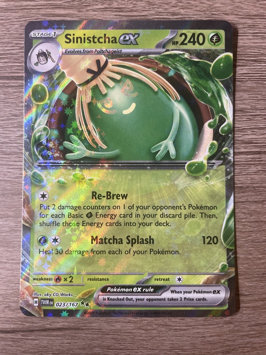 Sinistcha ex Twilight Masquerade 023/167 Pokemon TCG NP Holo | eBay