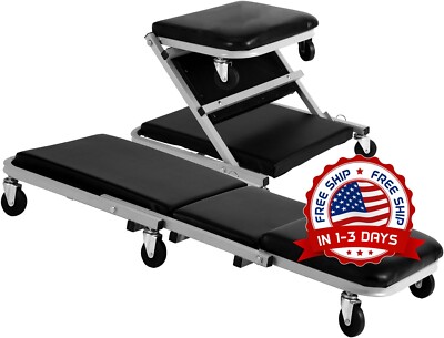 Cama Para Mecanico Con Ruedas Camilla De Trabajos Mecanicos Taller Autos Carros.