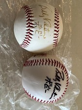 BOBBY VALENTINE CHIBA LOTTE MARINES 2 SIGNED BASEBALLS JAPAN