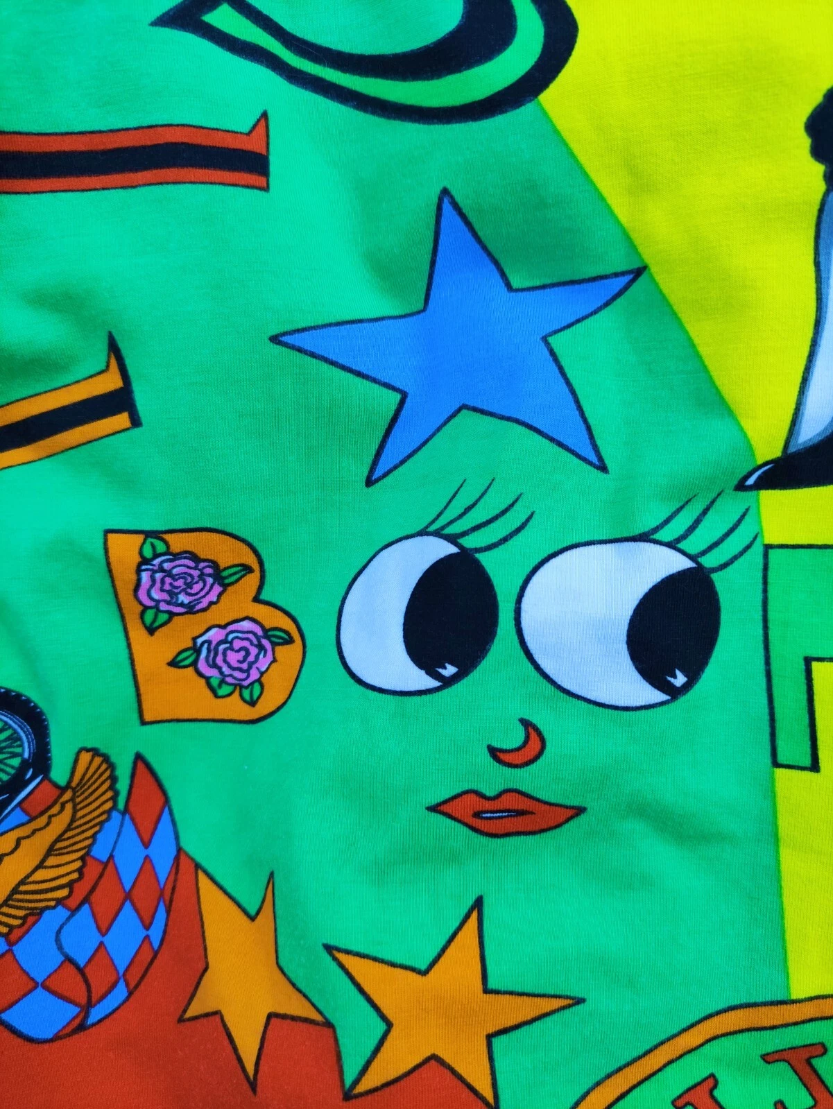 Versace Betty Boop Pop Art Rolls Royce Cartoon Kourtney Kardashian Mini Dress