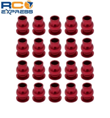 Hot Racing Axial AX10 Scorpion SCX10 Red Aluminum Hollow Ball Set SCP160B02
