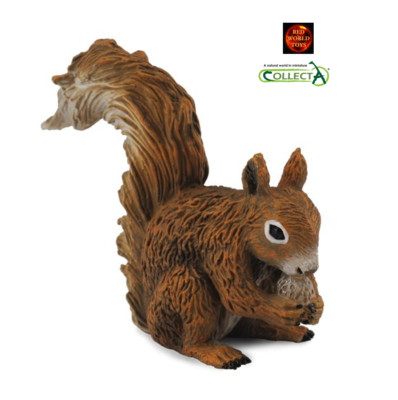 Rotes Eichhörnchen British Wildlife Spielzeug Modell Figur Cake Topper von CollectA 88467 Neu