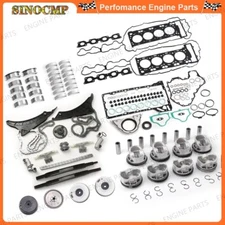 N63 4.4L Engine Rebuild Overhaul Kit & Timing Chain VVT Gear Set For BMW N63B44