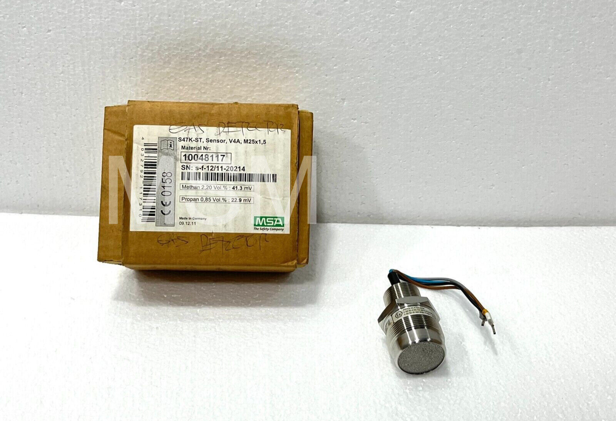 MSA Series 47K-ST Material No. 10048117 Gas Detector Sensor | eBay