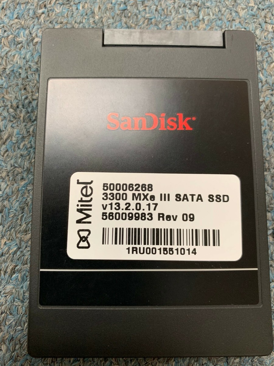 Mitel 50006268 56009983 3300 MXe III 32GB SATA Solid State Main 