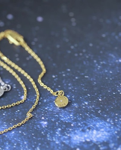 NWT MK Logo Heart necklaces pendants Free Shipping - Picture 3 of 5