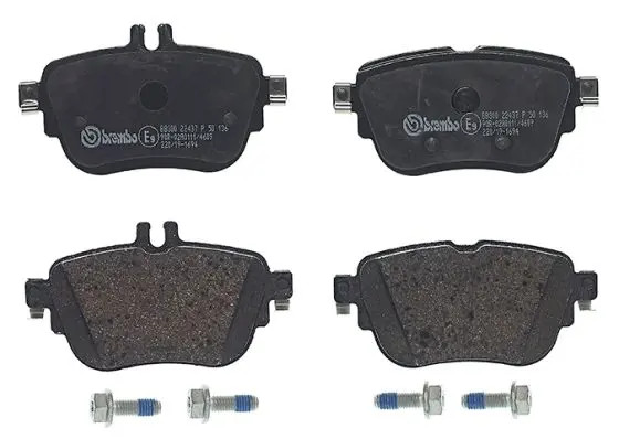 Brake Pads Set fits MERCEDES E200EQ 2.0 Rear 2019 on M264.920 Brembo 0004206000 - Image 28