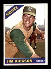 1966 Topps #201 Jim Dickson   EX/EX+ X3569908