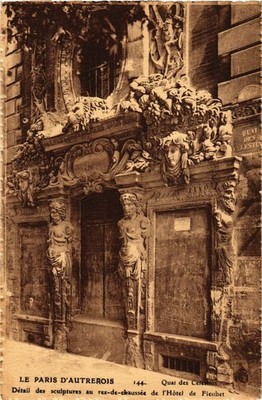 CPA PARIS d'autrefois 4e Quai des Celestins. Hotel de Fieubert (463973)
