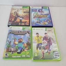 Lot of 4 Xbox 360 Games - NOT WORKING - For Parts, Repair, or Cases Only