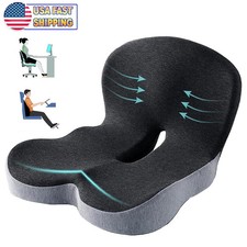 Memory Foam Office Chair Cushion L-shaped Integrated Seat Cushion Lumbar Support