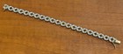 Gold Vermeil & Diamond 7.5" Bracelet Signed Ross Simons Sterling Silver 925
