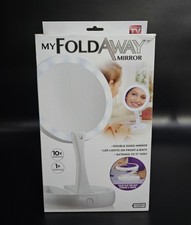 My Fold-Away Mirror, LED Illuminated Double Sided 10x MagnificationAs Seen On TV