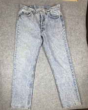 Levi's 501 Jeans Vintage 80s/90s Light Wash Faded Blue 32x30 Made in USA