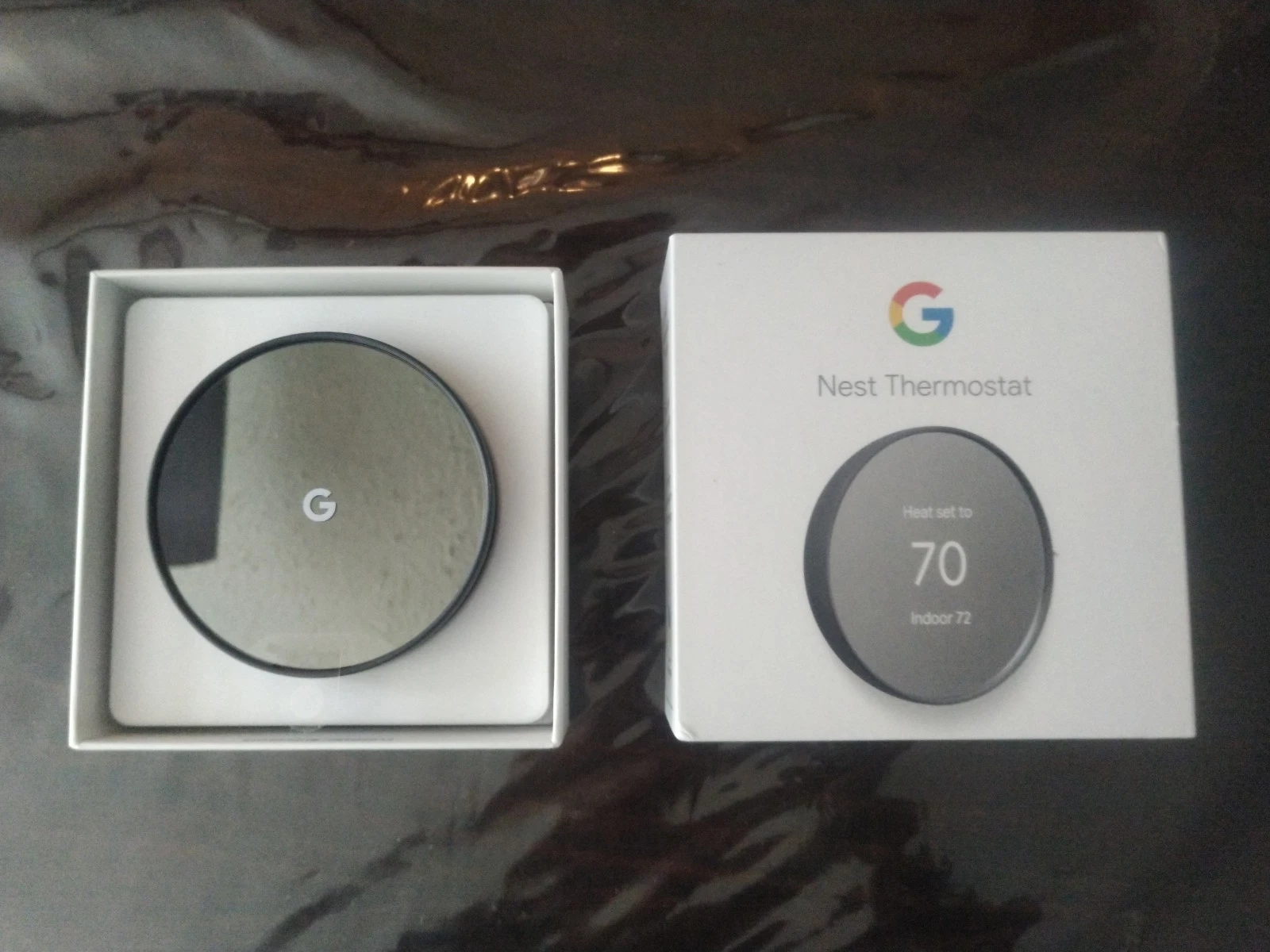 Google Nest Smart Thermostat, CHARCOLE Color - G4CVZ. Open Box