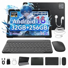 10 Inch Tablet Android16 2.0GHz Octa-Core WiFi 6 BT5.0 256GB Storage Google Play